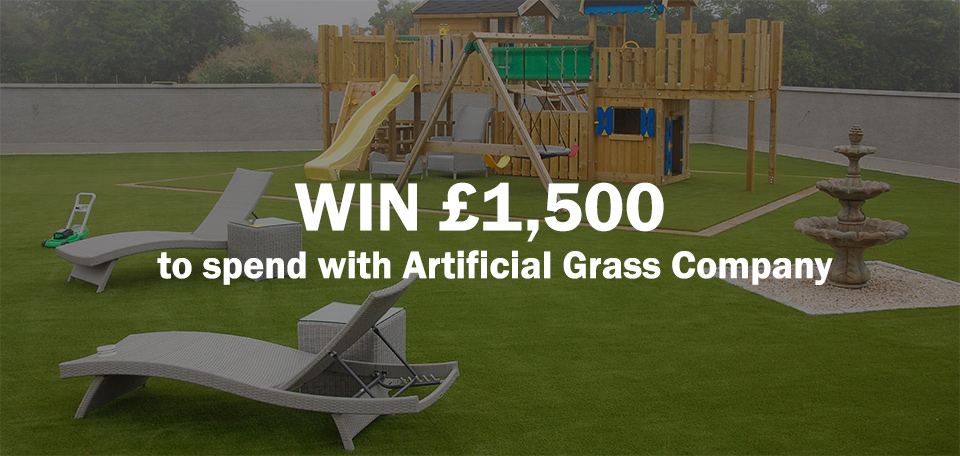 Win £1,500 of Artificial Grass