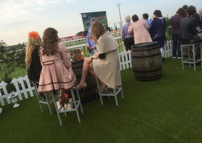 Waterford Artificial grass laid at uotside bar area, Down Royal Racecourse, Maze