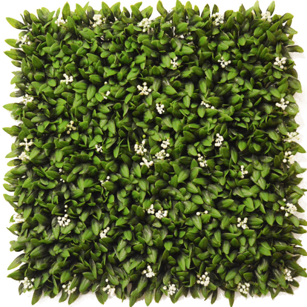 Floral Artificial Hedging Panel 50cm x 50cm